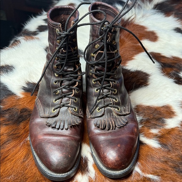 DD Tuff handcrafted Leather Kiltie Boot main image 8